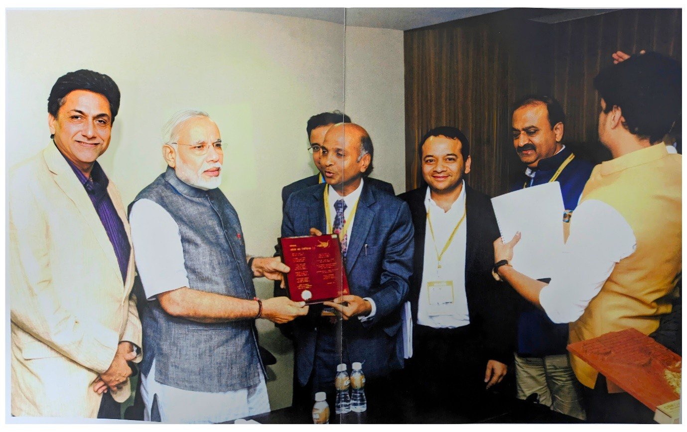 Garg Group leadership with the Prime Minister of India